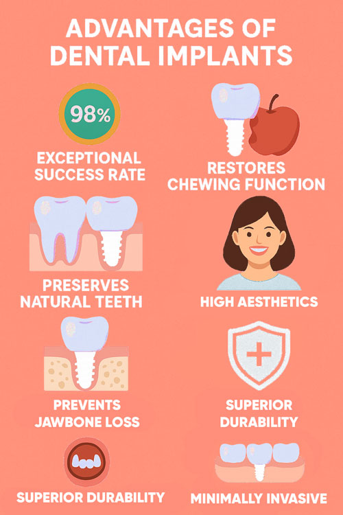 Advantages of Dental Implants