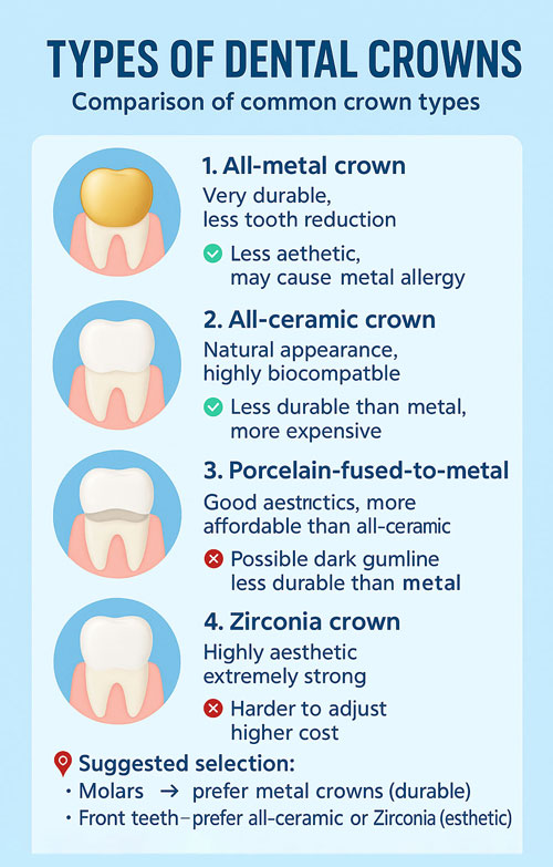Fabrication of the dental crown
