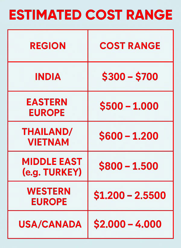 Cost Comparison and Value for Money from Vietnam